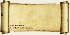 Irena Rajačić vizit kartica